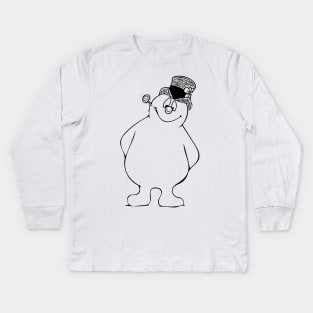 Frosty (Inktober) Kids Long Sleeve T-Shirt